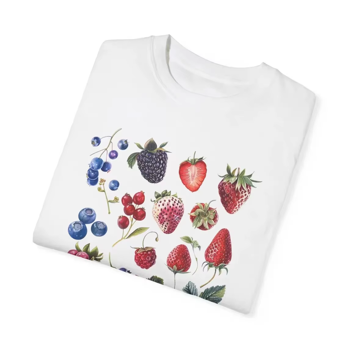 T-shirt motif fruits et baies esthétique américaine des années 90