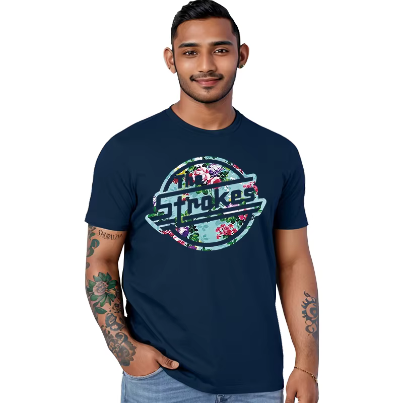 Les coups coton T-shirt hommes bande de Rock indépendante