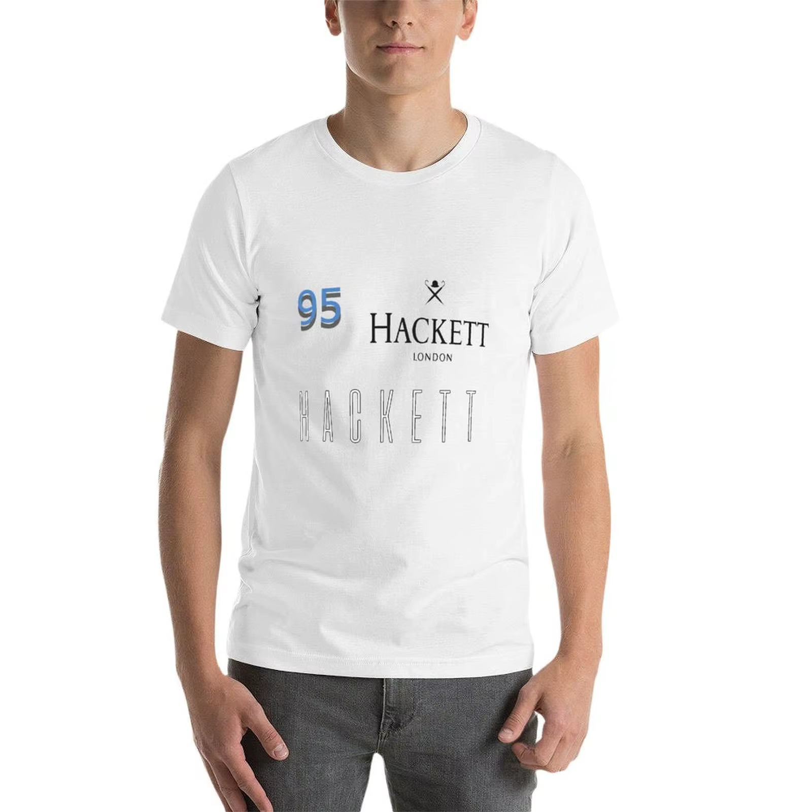 T plaine t Hackett coton chemise T-Shirt drôle pour homme