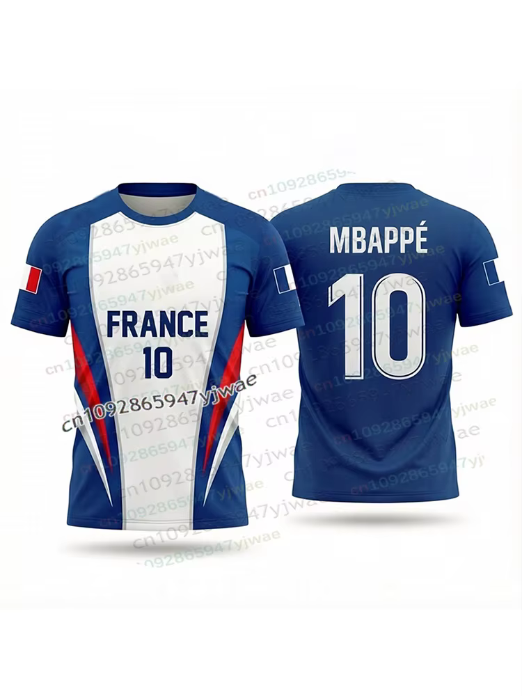 T-shirt de football 2026 France Mbappé 10 pour hommes