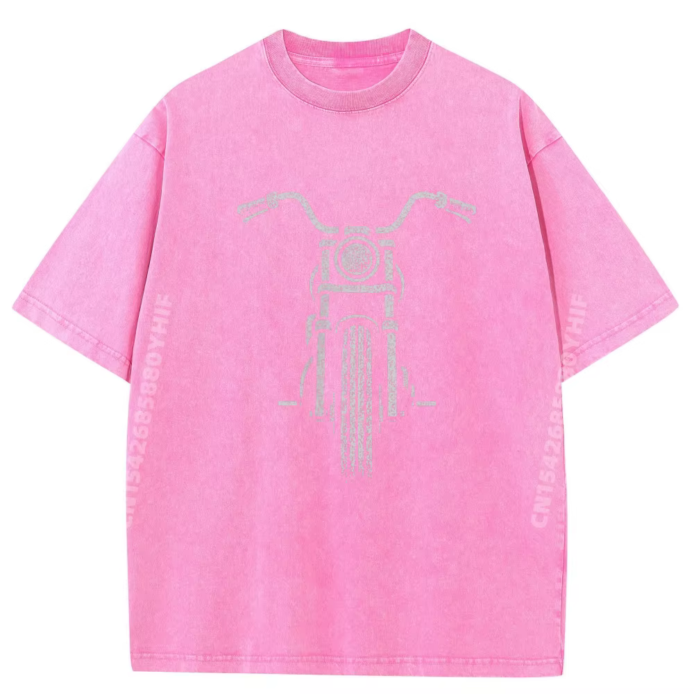 T-shirt graphique moto pour homme