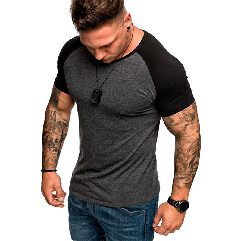 Nouveaux hommes T-Shirt à manches Raglan