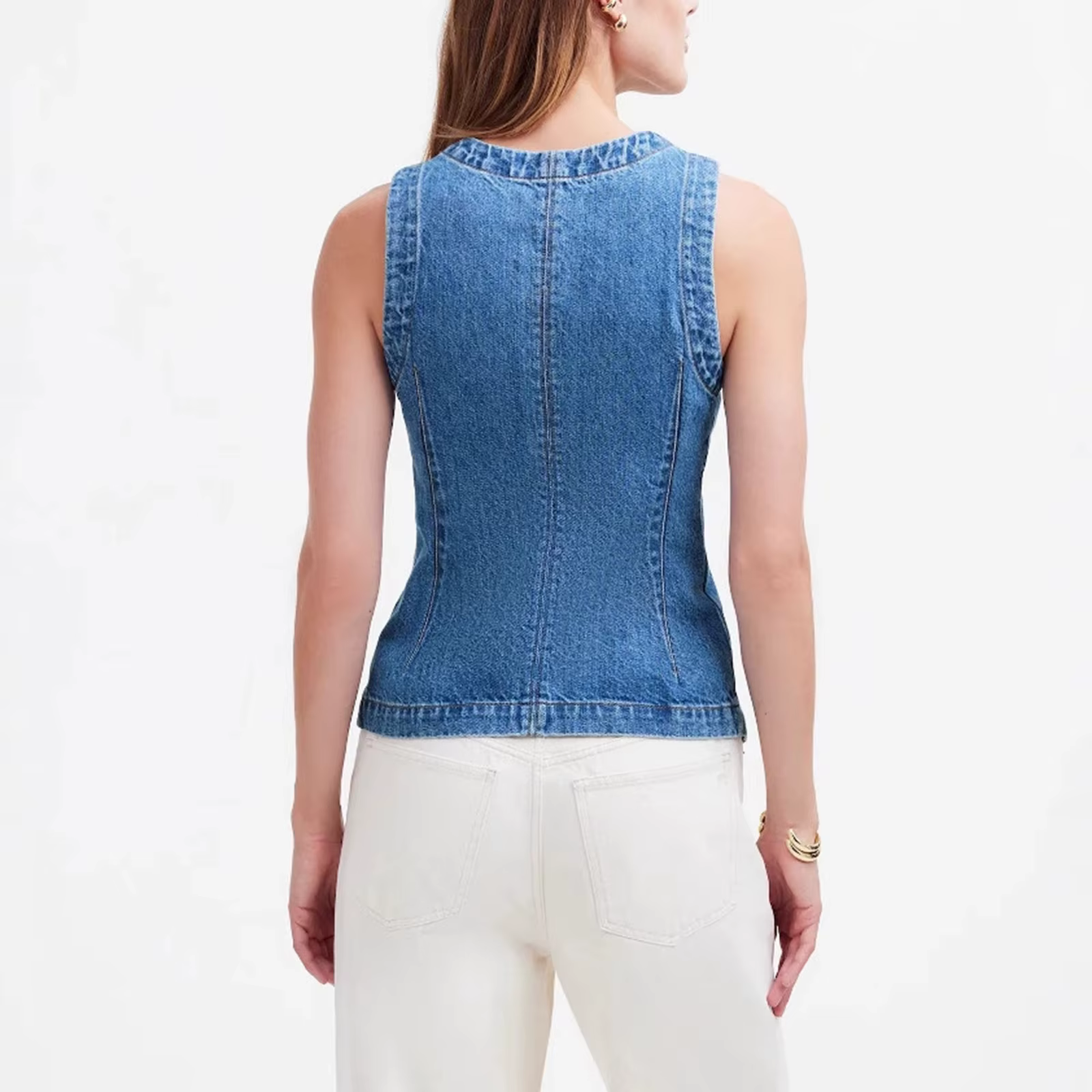 Gilet en jean pour femme