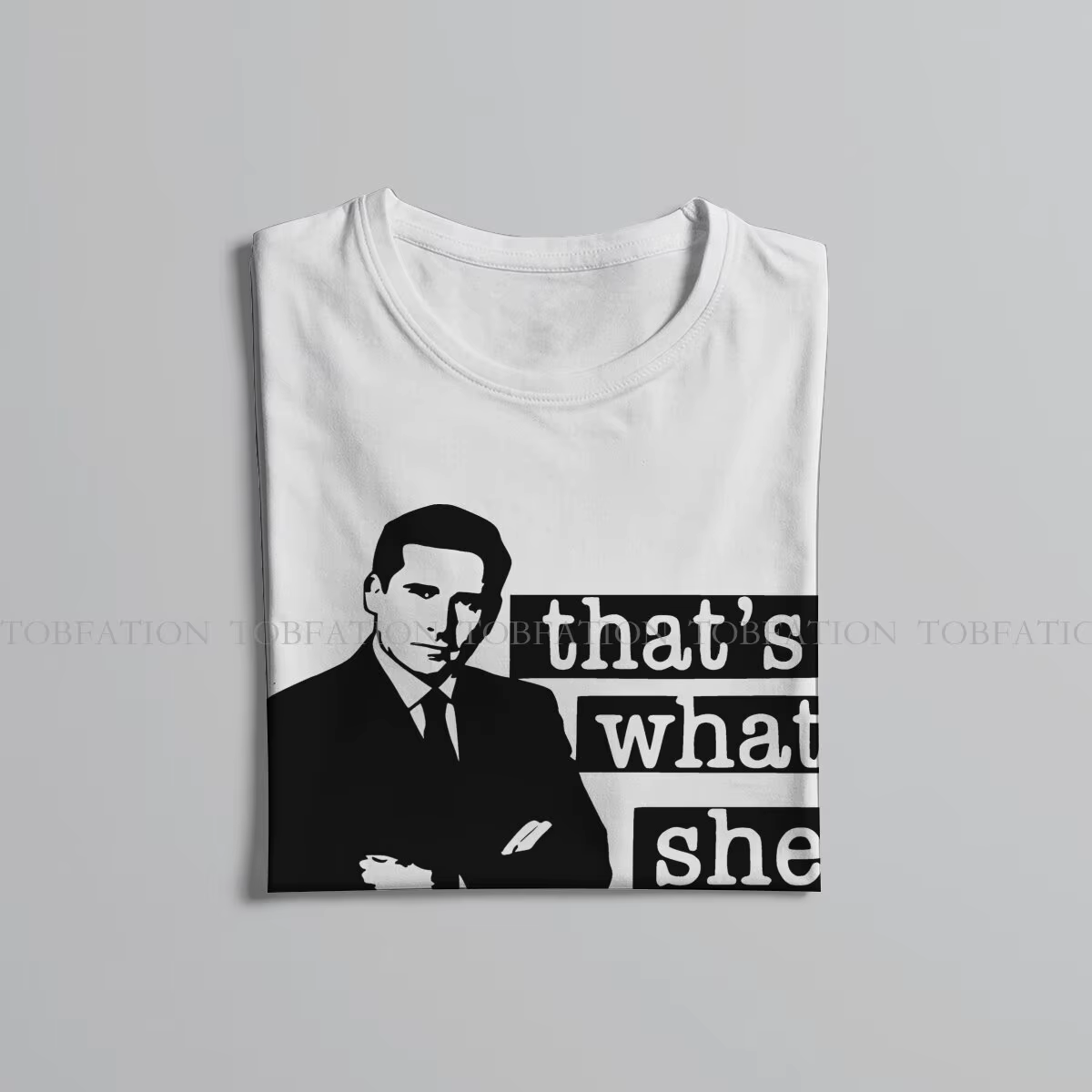 C'est ce que elle a dit hommes t-shirt le bureau Michael Scott TV O cou hauts 100% coton