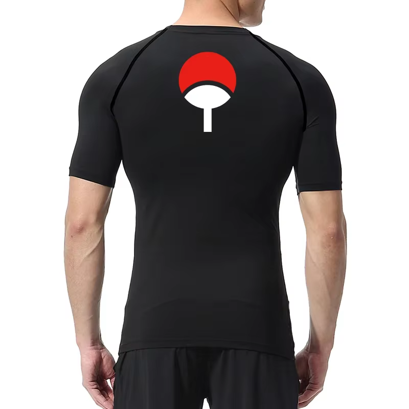 T-shirt de compression graphique pour homme