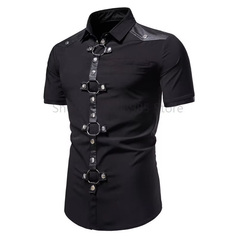 Chemise à manches courtes pour hommes