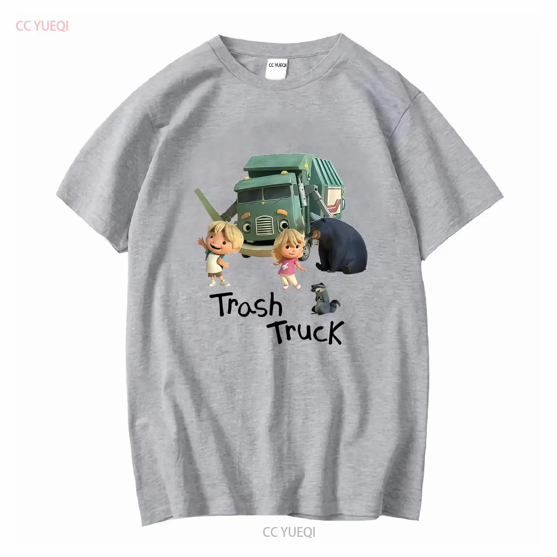 Trash Truck t-shirt s anniversaire garçon fille Hank pour enfants famille correspondant manches longues ou courtes vintage lavé streetwear doux
