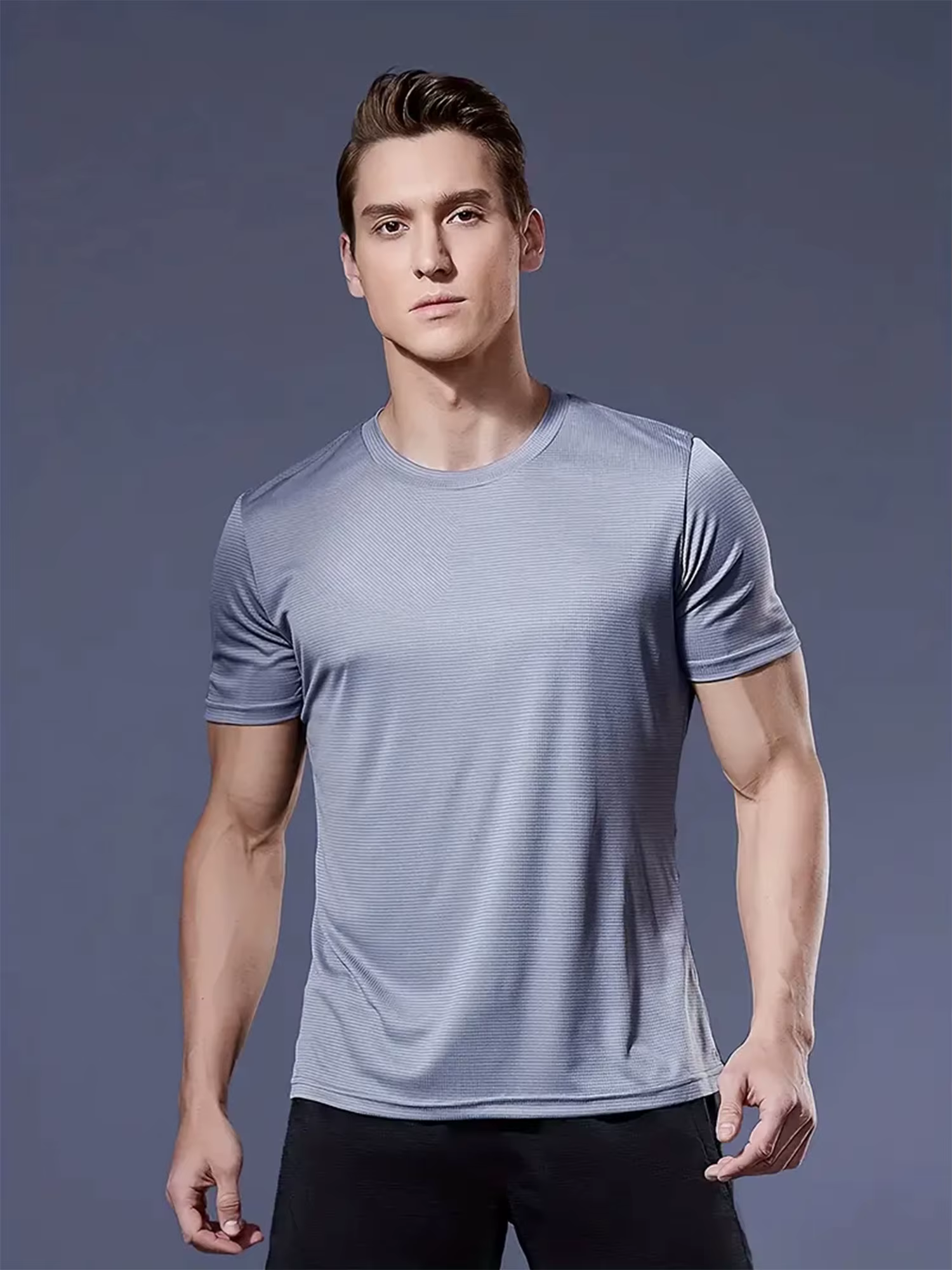 T-shirt à col rond pour homme
