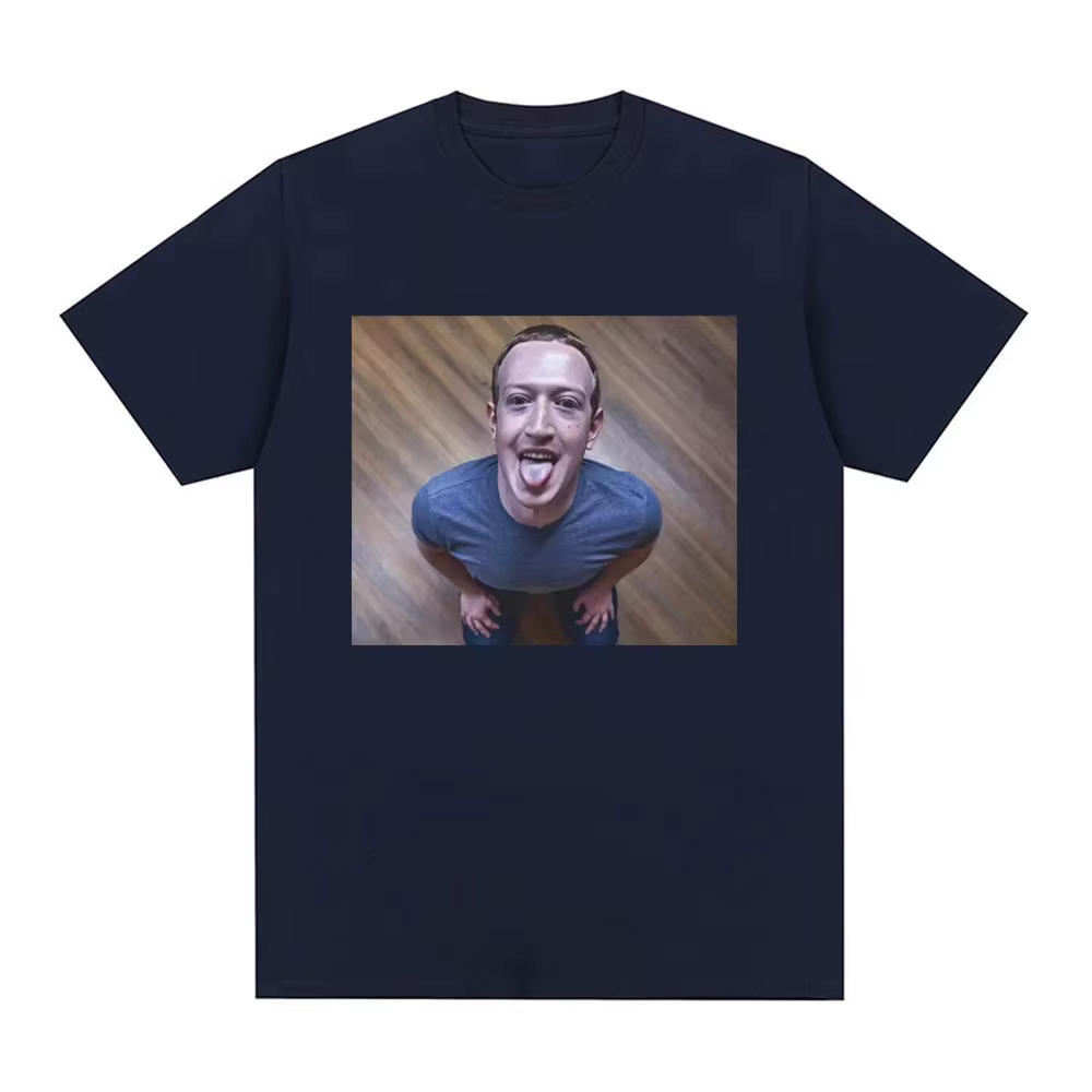 T-shirt humoristique « Brainrot Meme » Mark Zuckerberg Good Boy Joke – Vêtements décontractés pour hommes et femmes