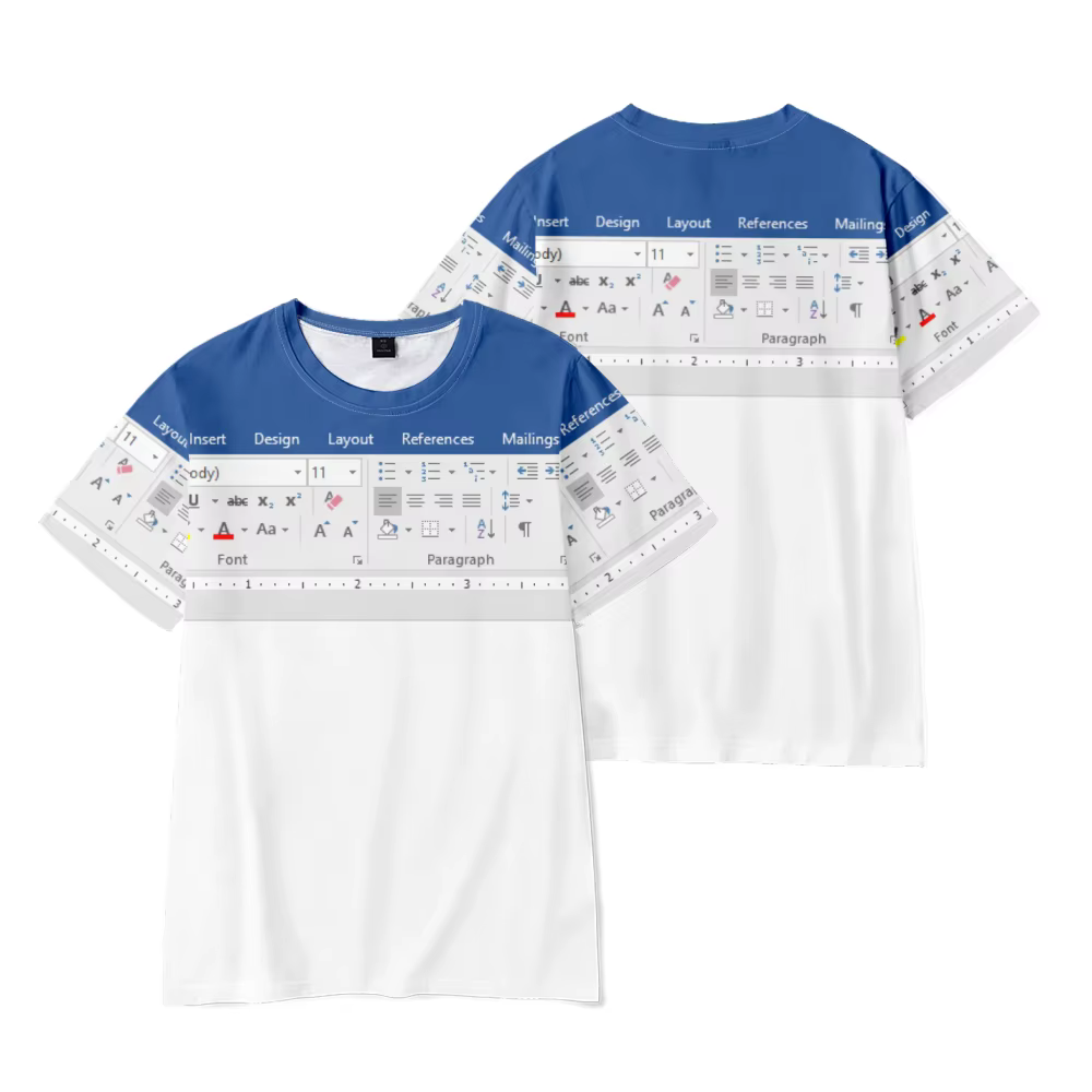 T-Shirts à manches courtes et col rond pour hommes et femmes