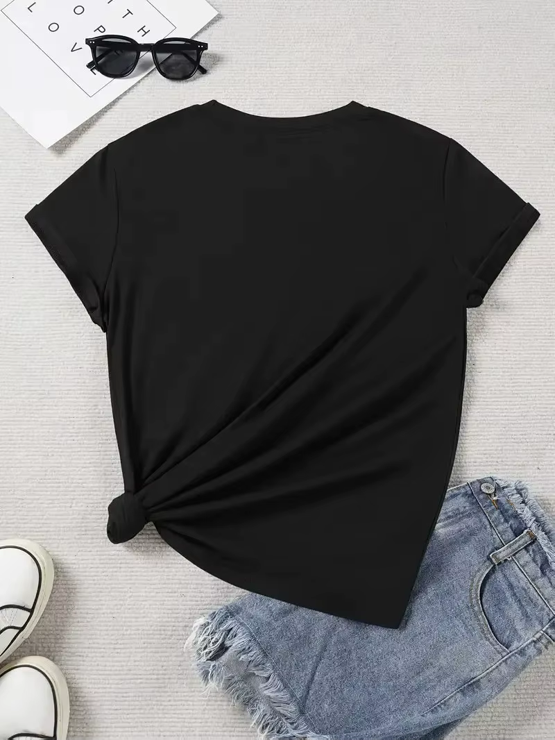 T-shirt pour femme avec illustration amusante de tournesol