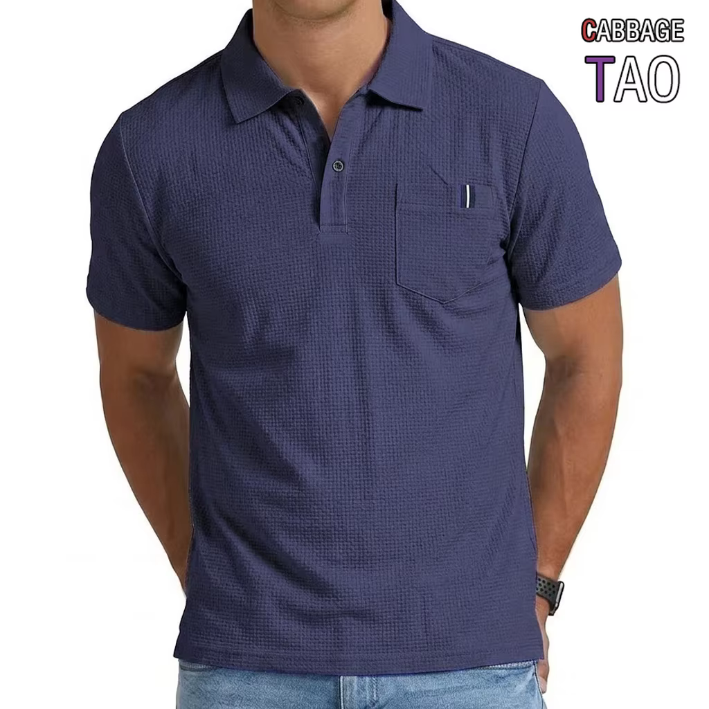 Polo à revers léger et de qualité supérieure pour homme – Haut de performance respirant à séchage rapide pour l'été – T-shirt de sport de luxe pour un style décontracté moderne