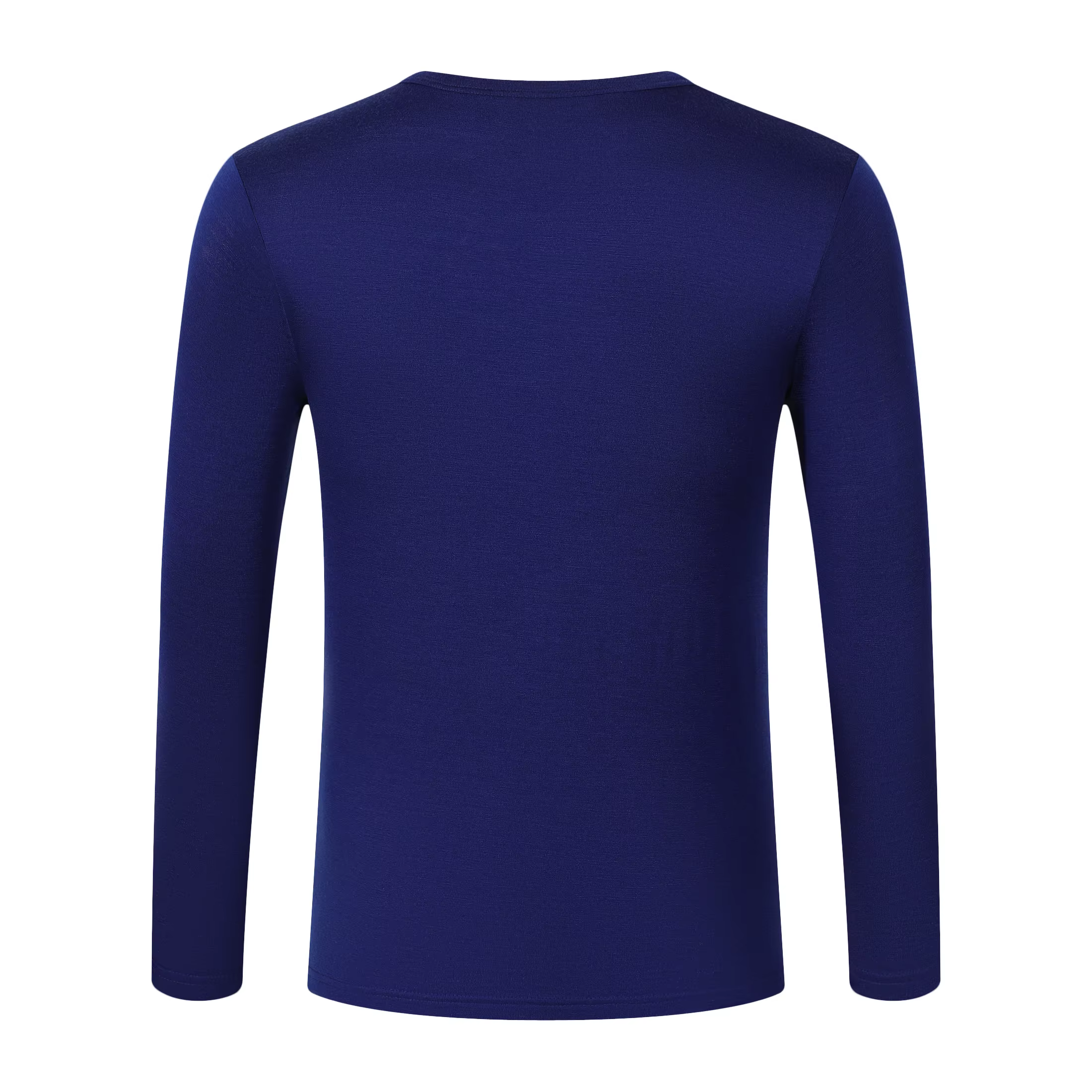 T-shirt thermique à manches longues 100 % laine mérinos pour homme