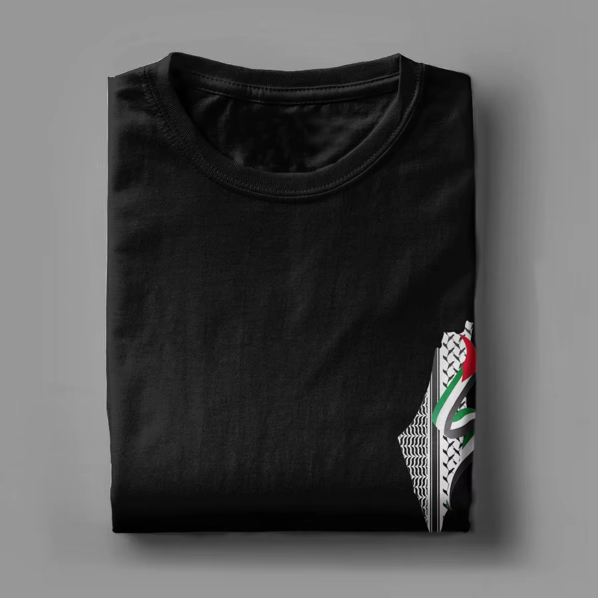 Tatreez palestinien T-Shirts hommes femmes Palestines Kufiya Keffiyeh drôle pur coton t-shirt à manches courtes