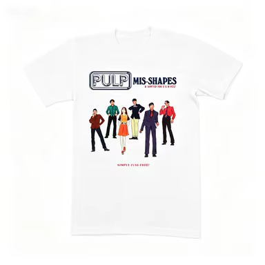 T-shirt graphique vintage Pulp Mis-Shapes