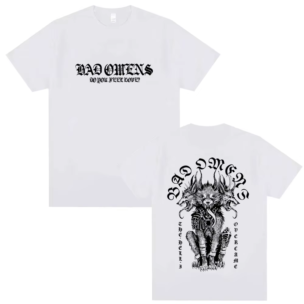 T-shirt Bad Omens Do You Feel Love Tour 2026 pour hommes et femmes
