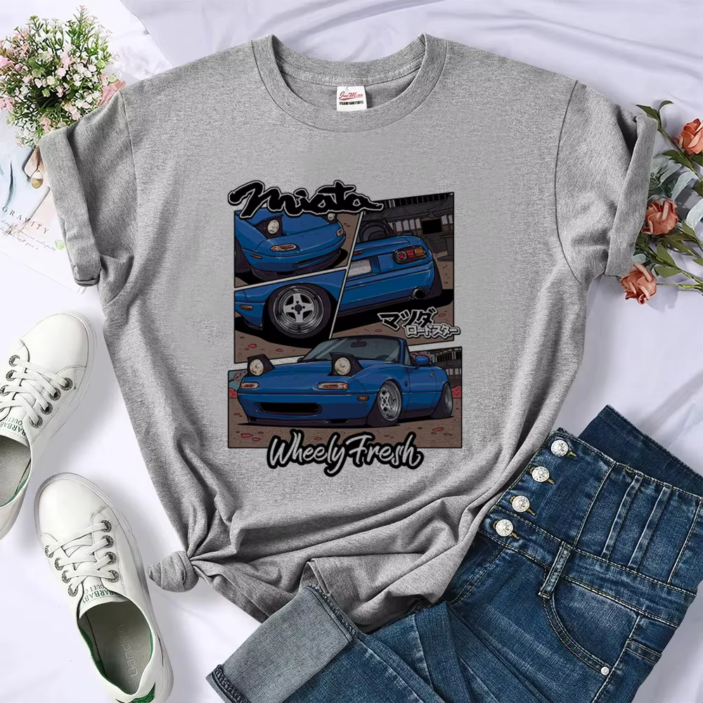 Miata t-shirts femmes drôle harajuku haut japonais femme