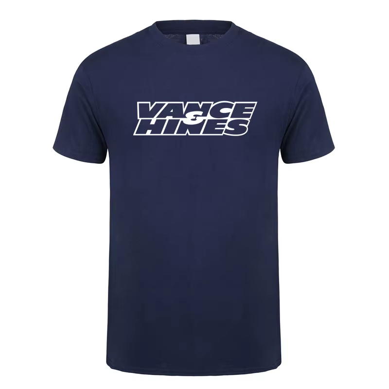 Vance et Hines T Shirt d'été Hommes Coton à manches courtes