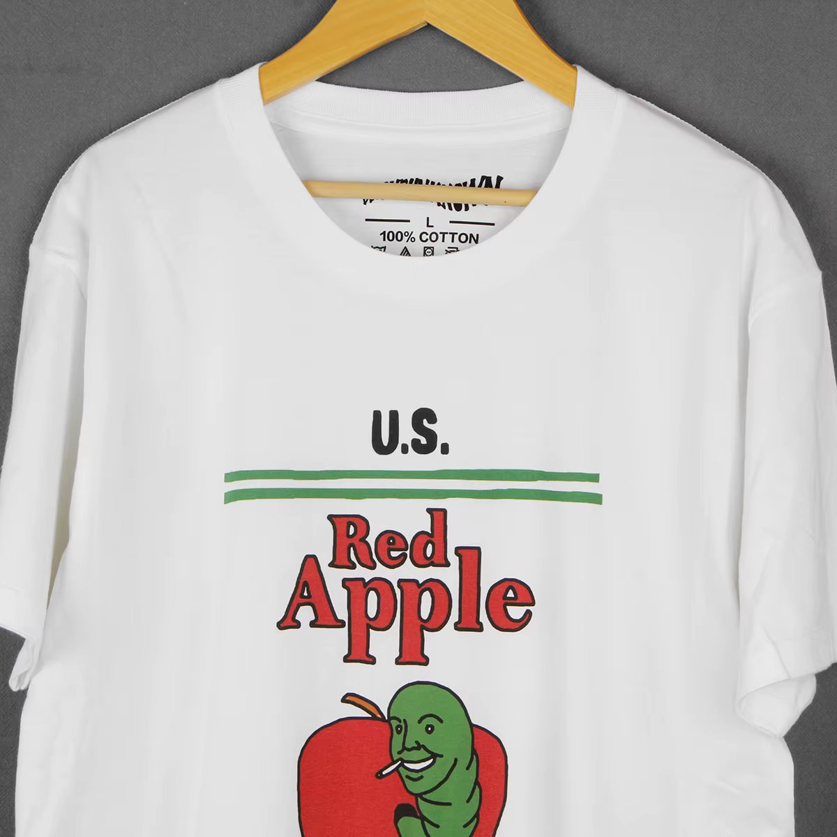 T-Shirt Cigarettes pomme rouge Tarantino Pulp Fiction John Travolta film coton vêtements pour hommes à manches courtes