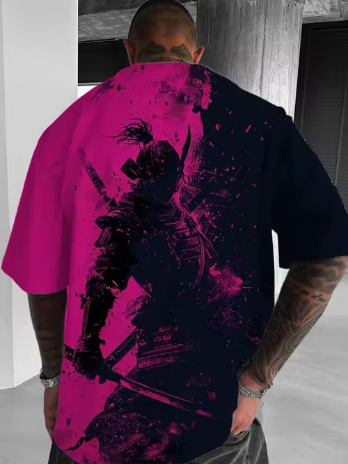 T-shirt imprimé 3D d'anime japonais