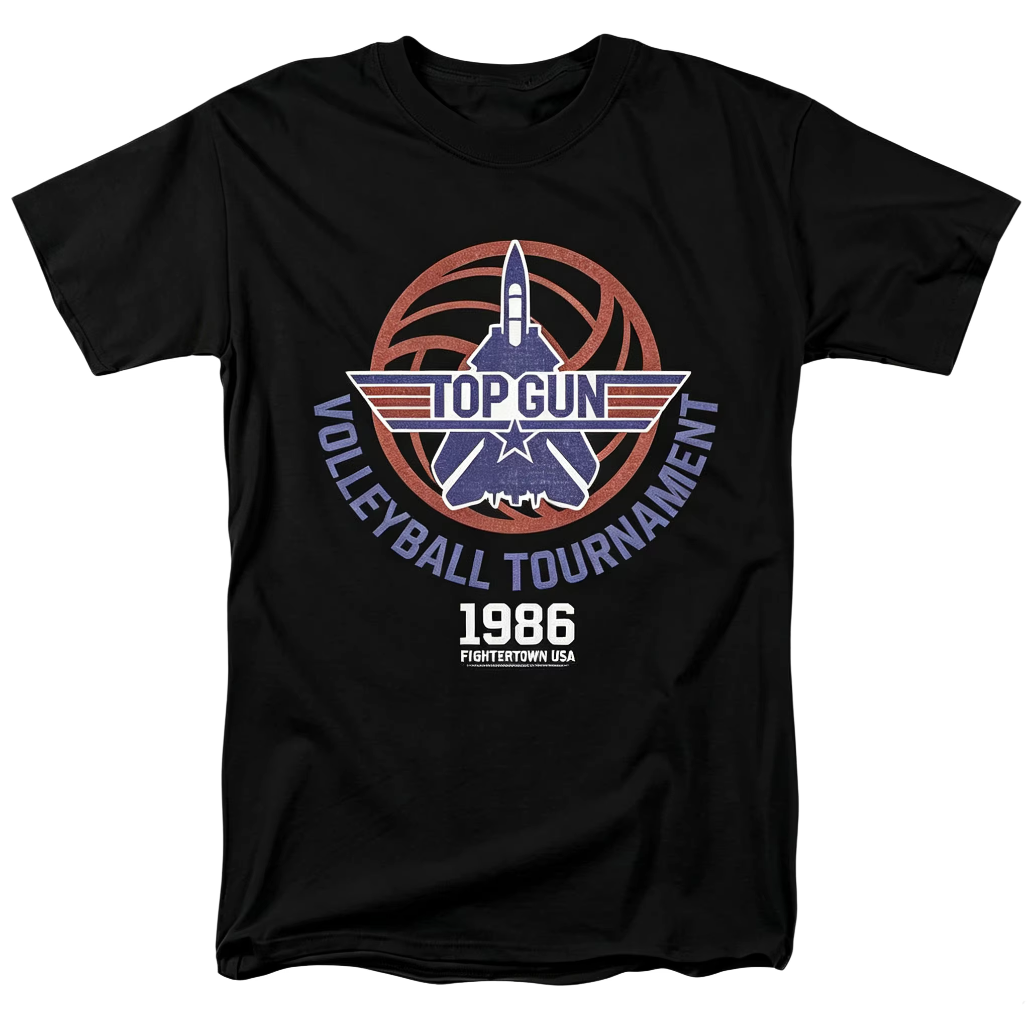 T-shirt imprimé Top Gun pour hommes et femmes