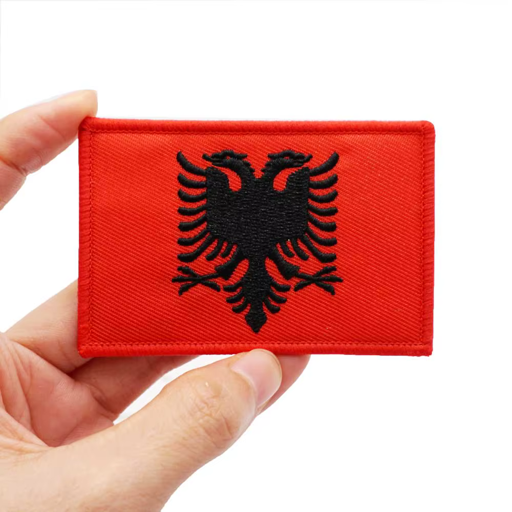 Patch drapeau de l'albanie