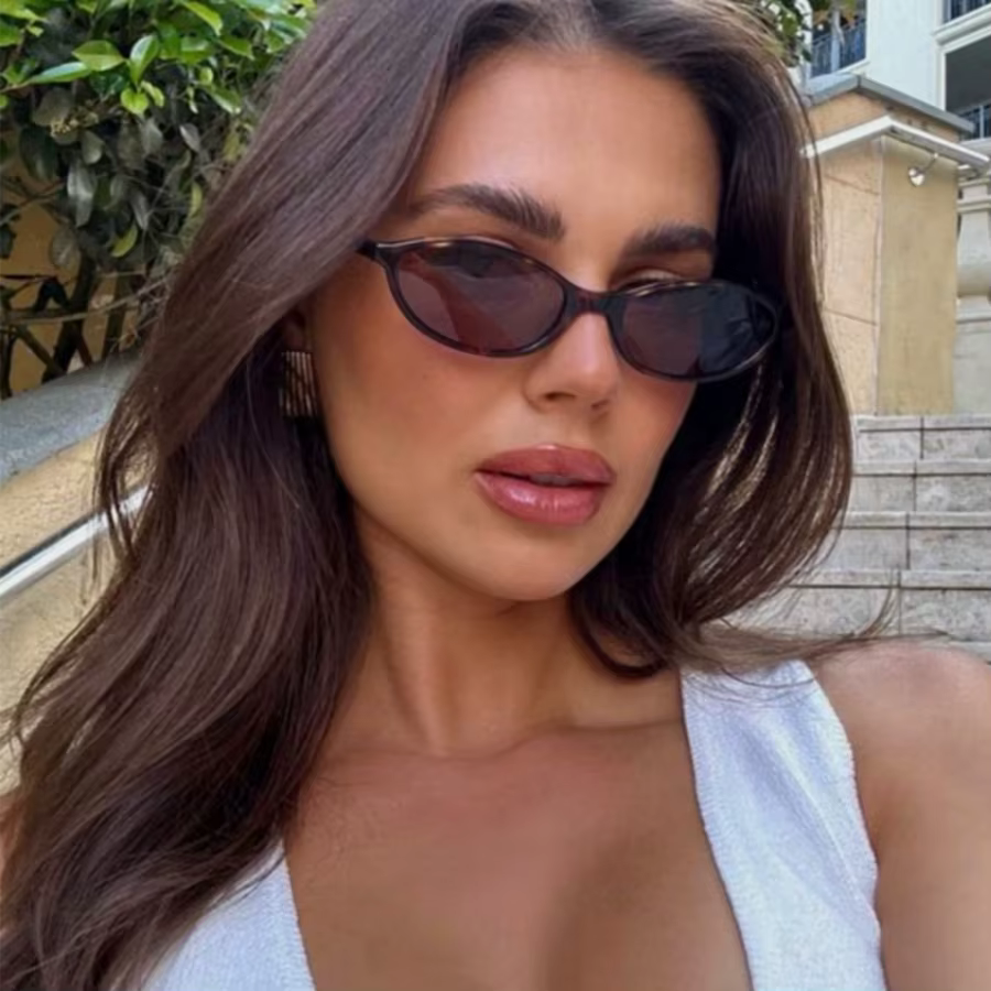Lunettes de soleil ovales rétro 2026