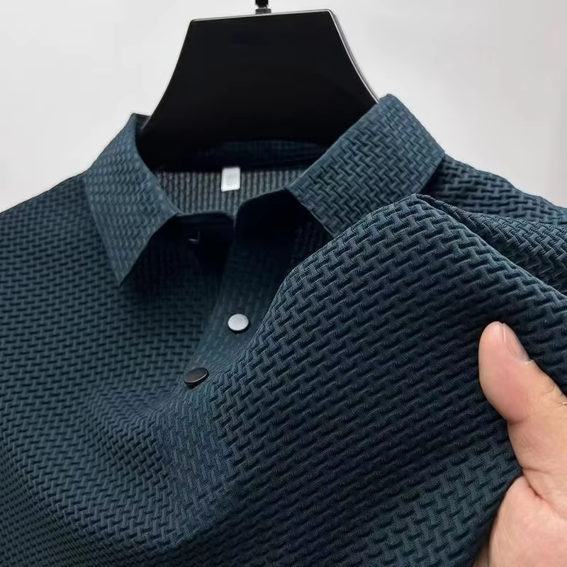 Polo décontracté à manches courtes pour hommes