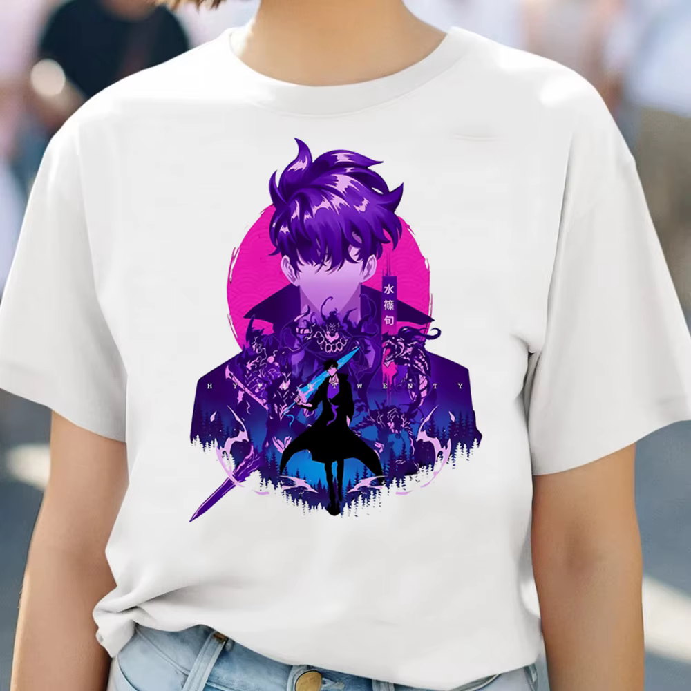 Solo nivellement chemise femmes esthétique graphique université hip hop t-shirt classique années 80