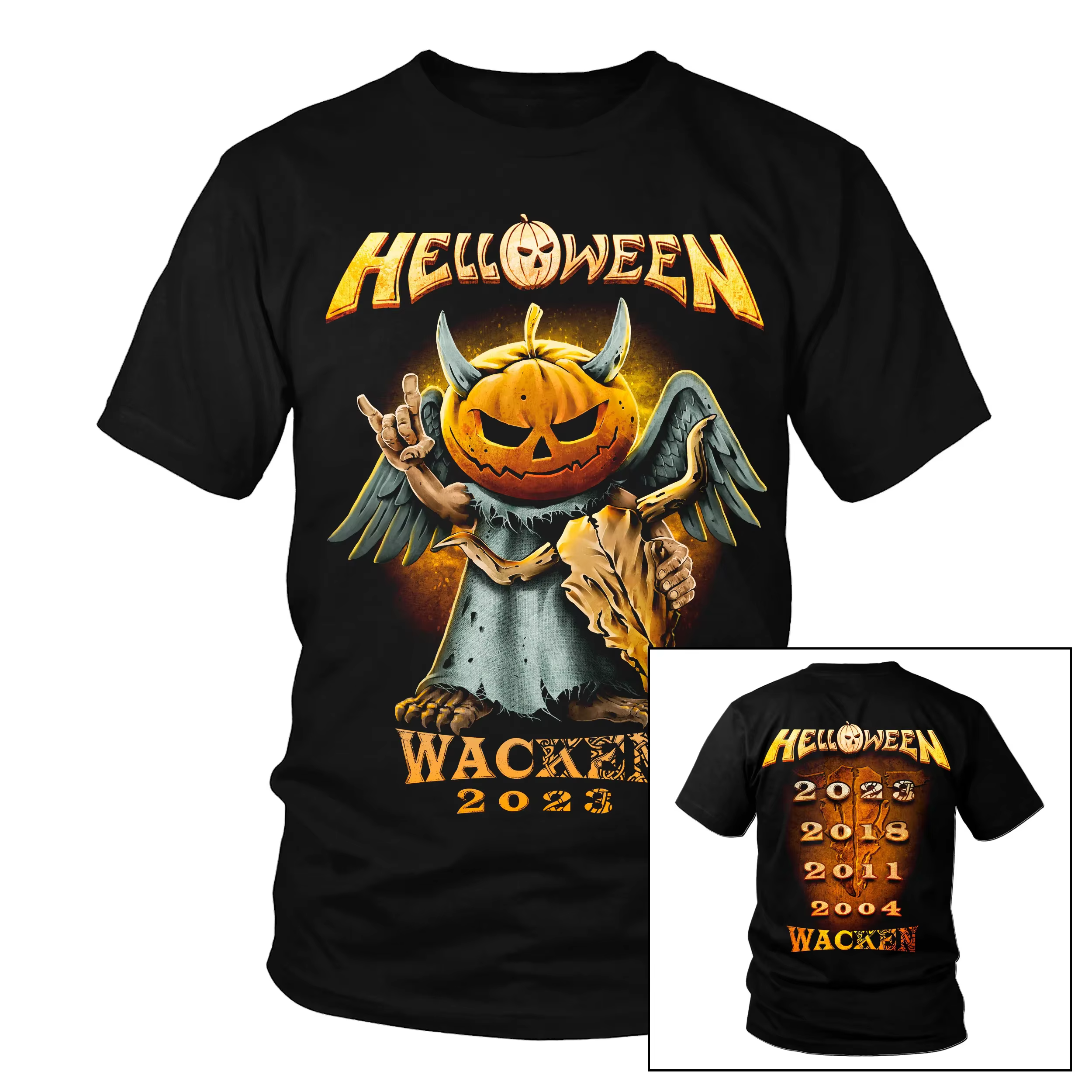 T-shirts classiques Rock Halloween 2025 pour homme