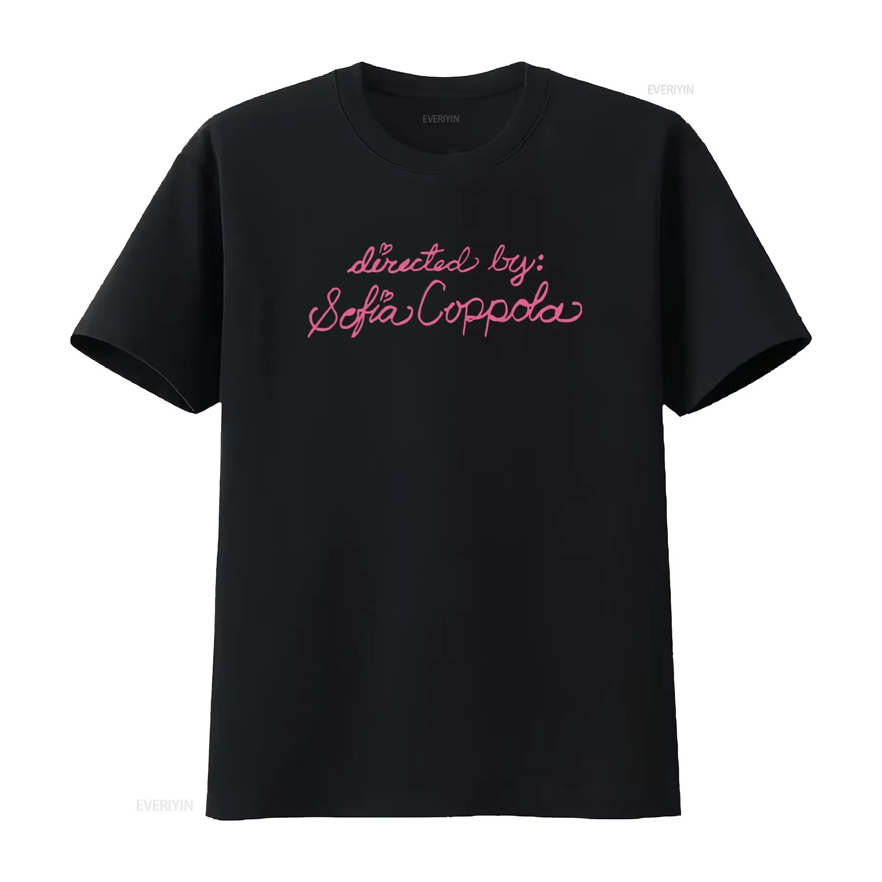 T-shirt élégant dirigé par Sofia Coppola pour les amateurs de mode