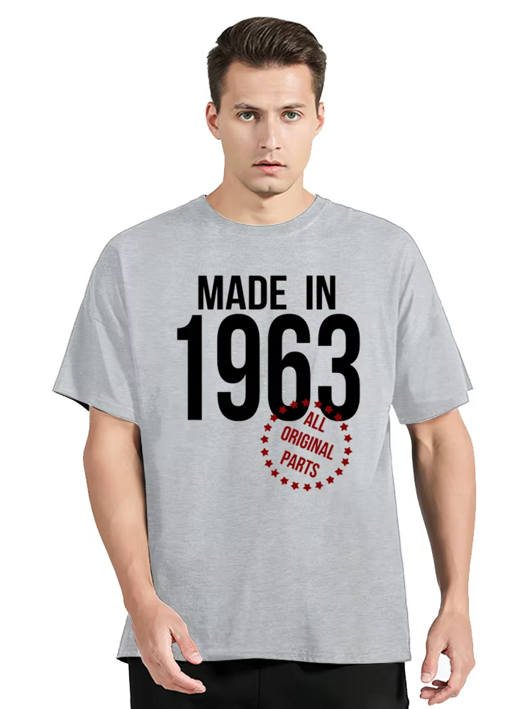 T-Shirt à Manches Courtes en Coton pour Homme