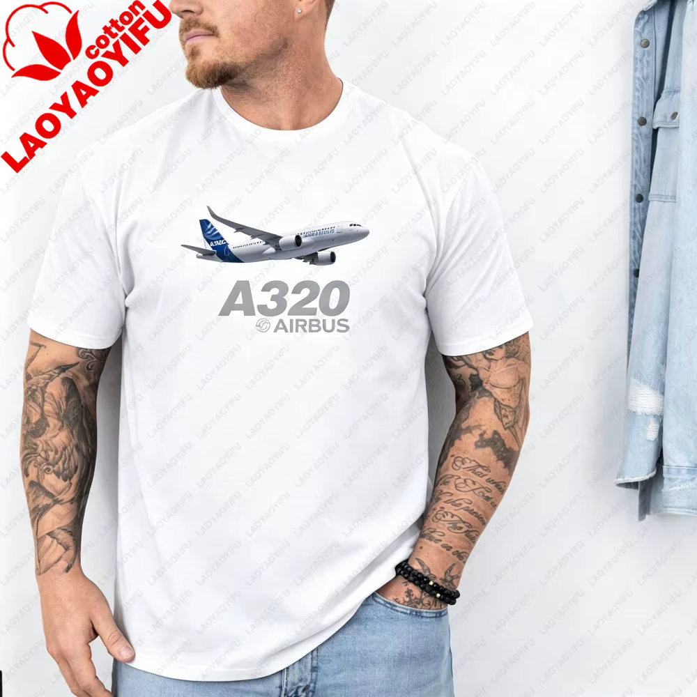 T-shirt en coton Airbus A320