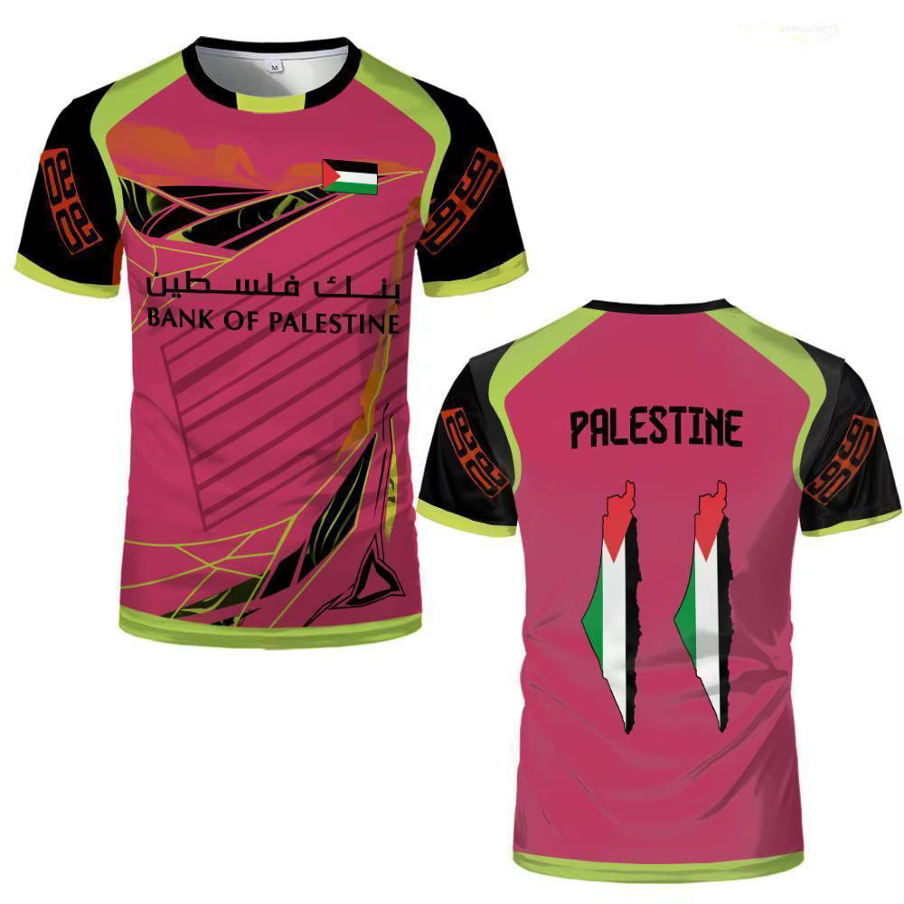 T-shirt imprimé drapeau palestinien