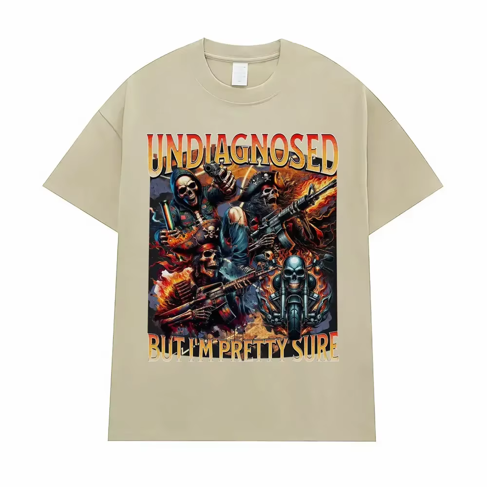 Indiagnostic mais je suis assez sûr Meme t-shirts drôle autisme squelette