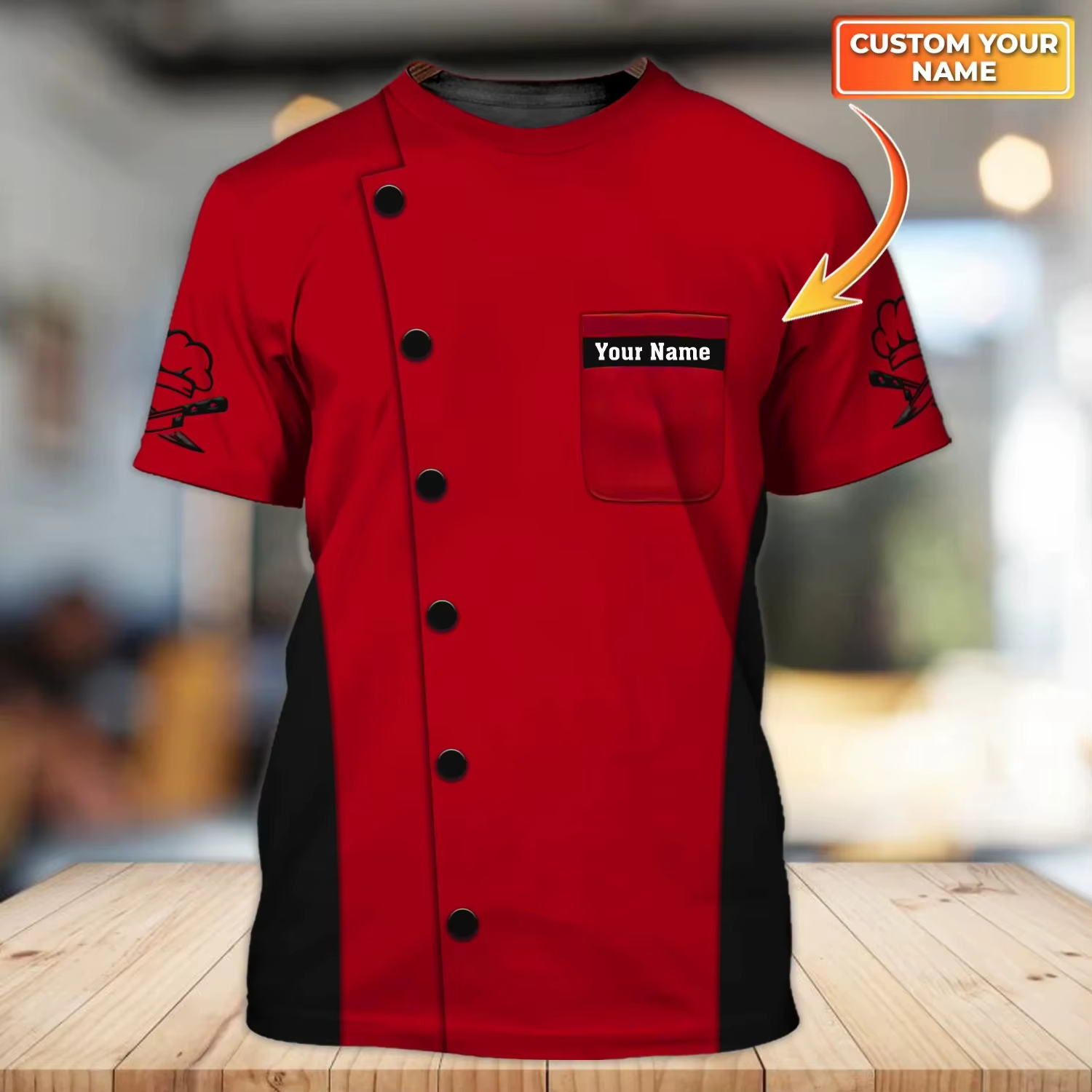 T-shirt unisexe Chef Life