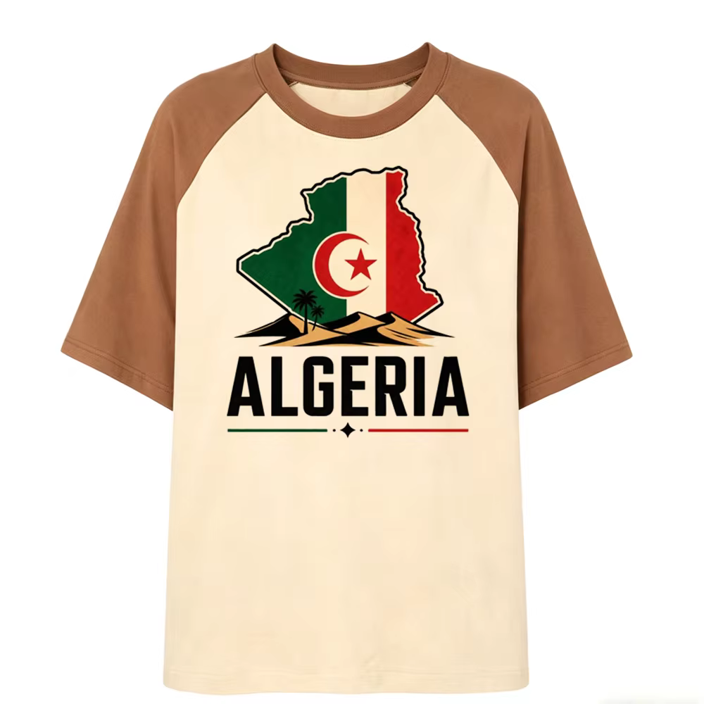 T-shirt Algérie ado Y2K pas cher manga Harajuku vintage baddie soldes de liquidation