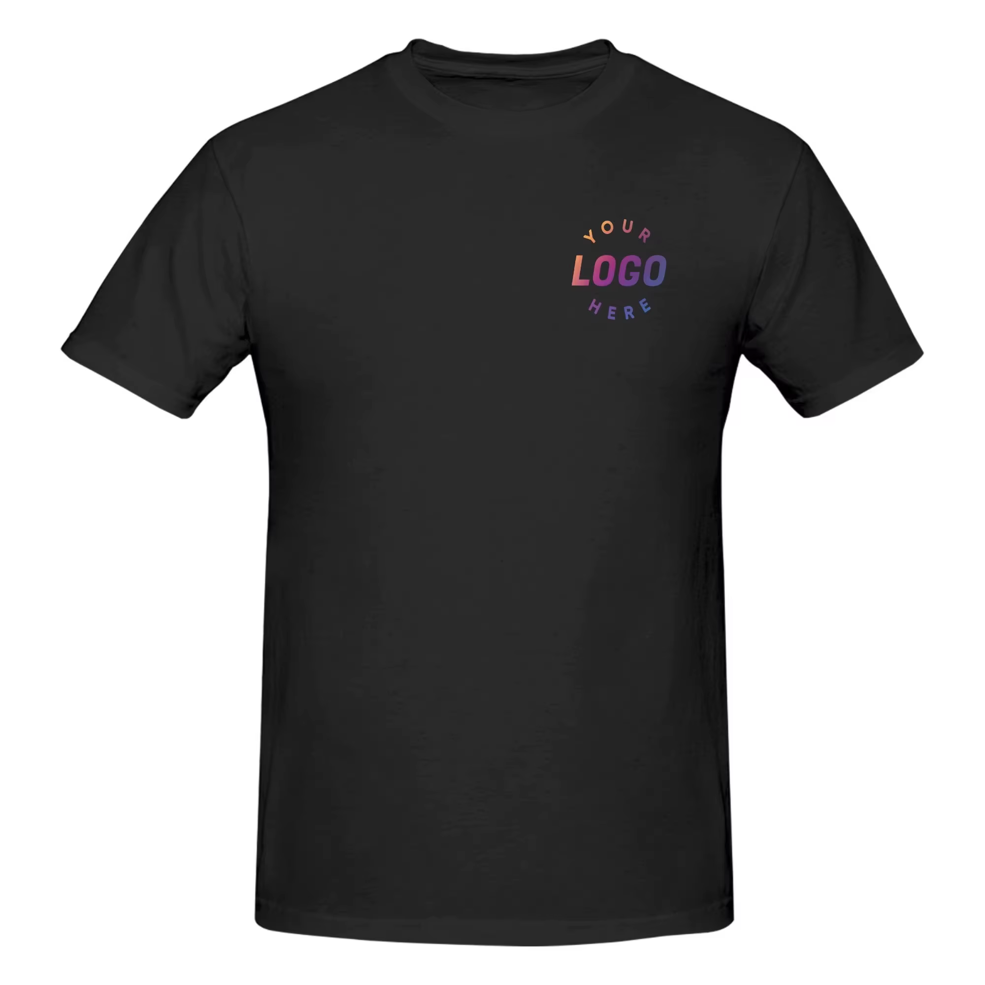 T-shirt personnalisé avec logo pour homme, en pur coton, conception DIY, T-shirt à manches courtes, coupe ample