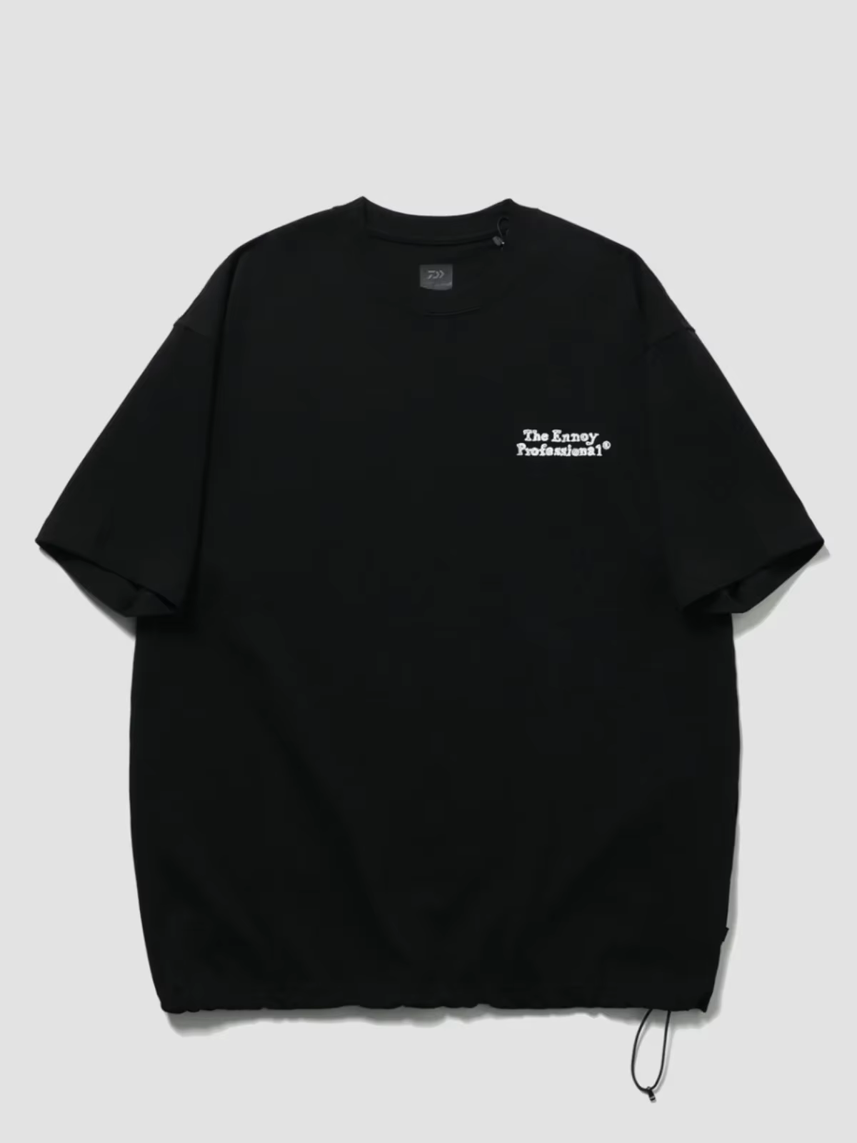 The Ennoy T-shirt coopération rétro broderie à manches courtes hommes et femmes col rond ample pur coton tokyo