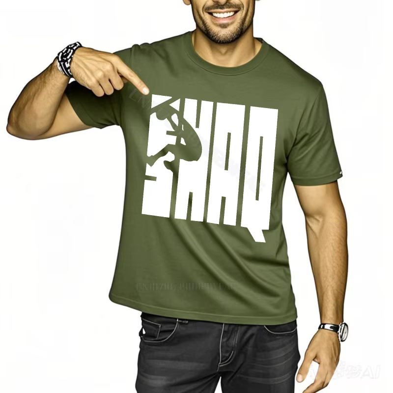 T-shirt homme graphique surdimensionné