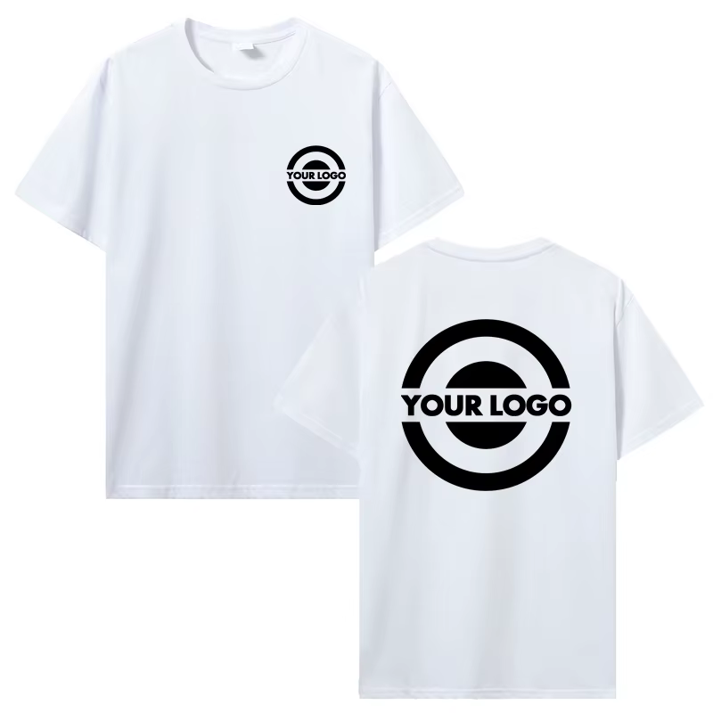 Bricolage votre Photo ou Logo T-shirt imprimé personnalisé femmes hommes été coton