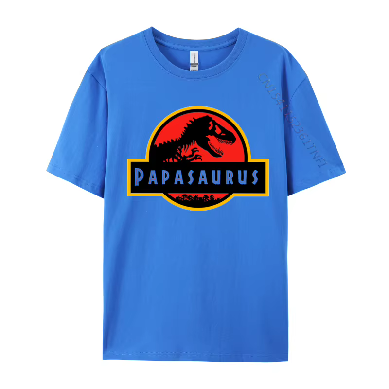 T-shirt en coton Papasaurus pour hommes