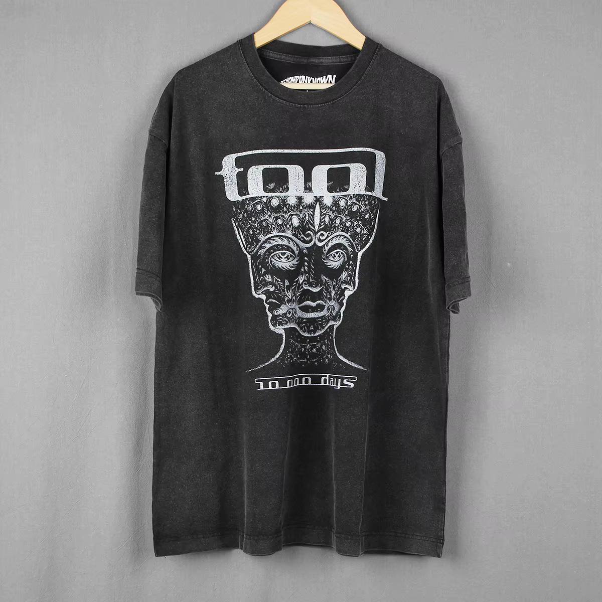 T-shirt Rock Metal Tool Band Streetwear Opeth en coton à manches courtes avec motif pour homme
