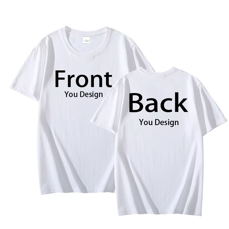 T-shirt personnalisé avant et arrière