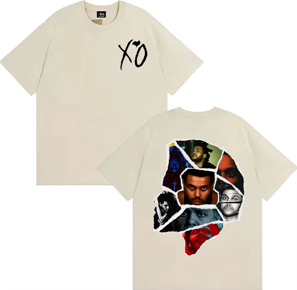 T-shirts The Weeknd After Hours Til Dawn avec l'image de la couverture de l'album