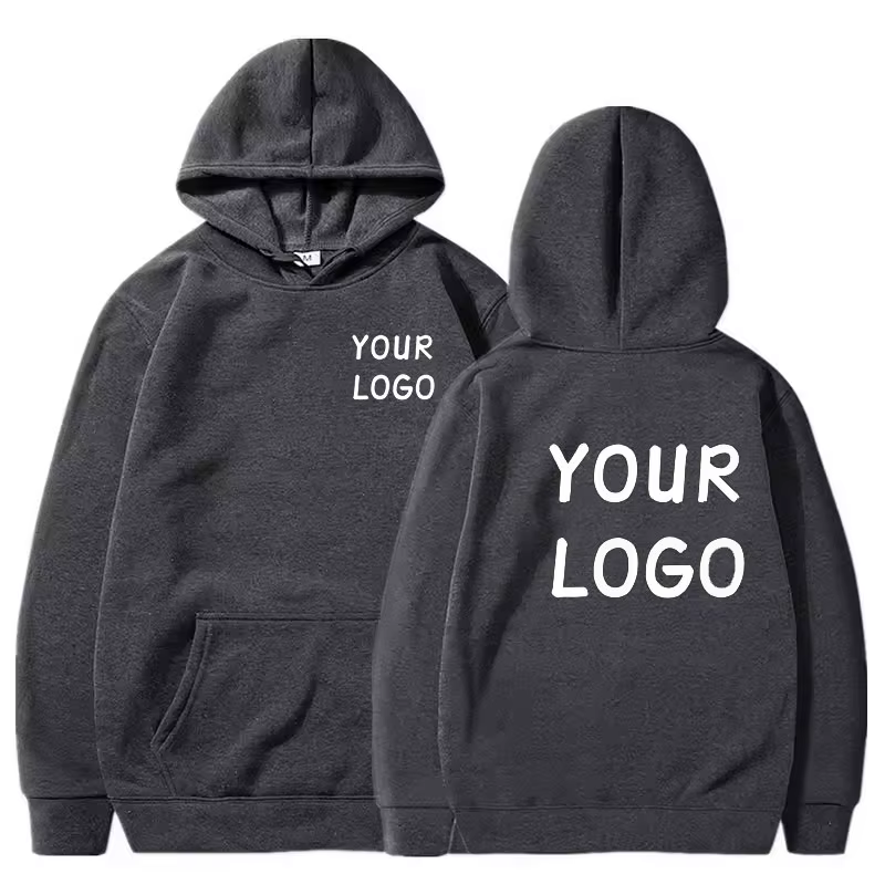 Sweat à capuche décontracté avec LOGO de votre marque pour hommes et femmes