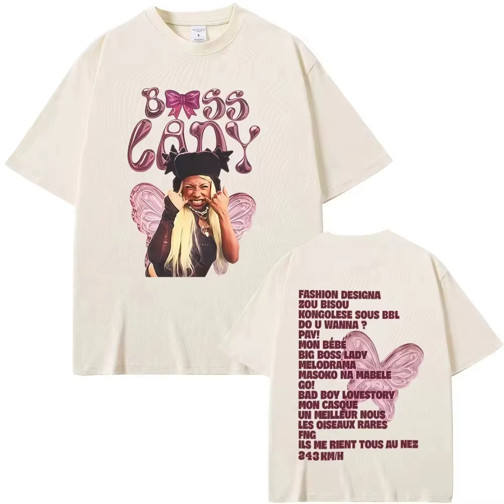 T-shirt graphique unisexe Theodora MEGA BBL Album pour homme et femme