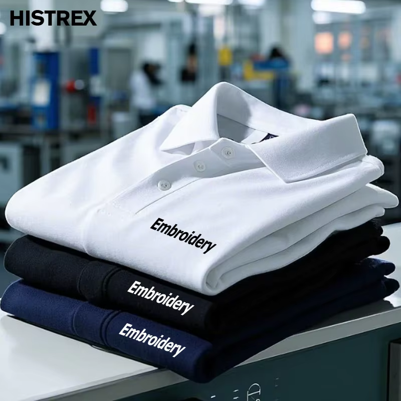 Polo Personnalisé Brodé GAAJ 100% Coton Votre Design Logo de Marque Entreprise Slogan PoloShirt Hommes Femmes Tenue de Travail Uniforme Cadeaux Personnalisés Premium 230gsm 7.7oz