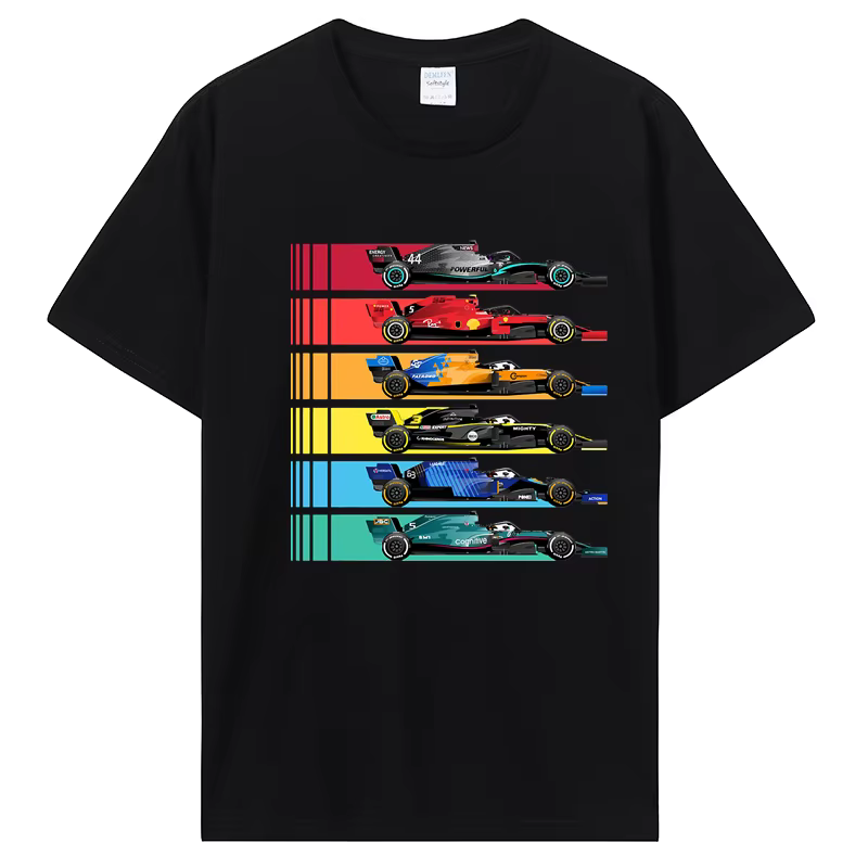 F1 Team Racing Fans T-shirt formule un Racer Lando Norris t-shirts hommes femmes Vintage