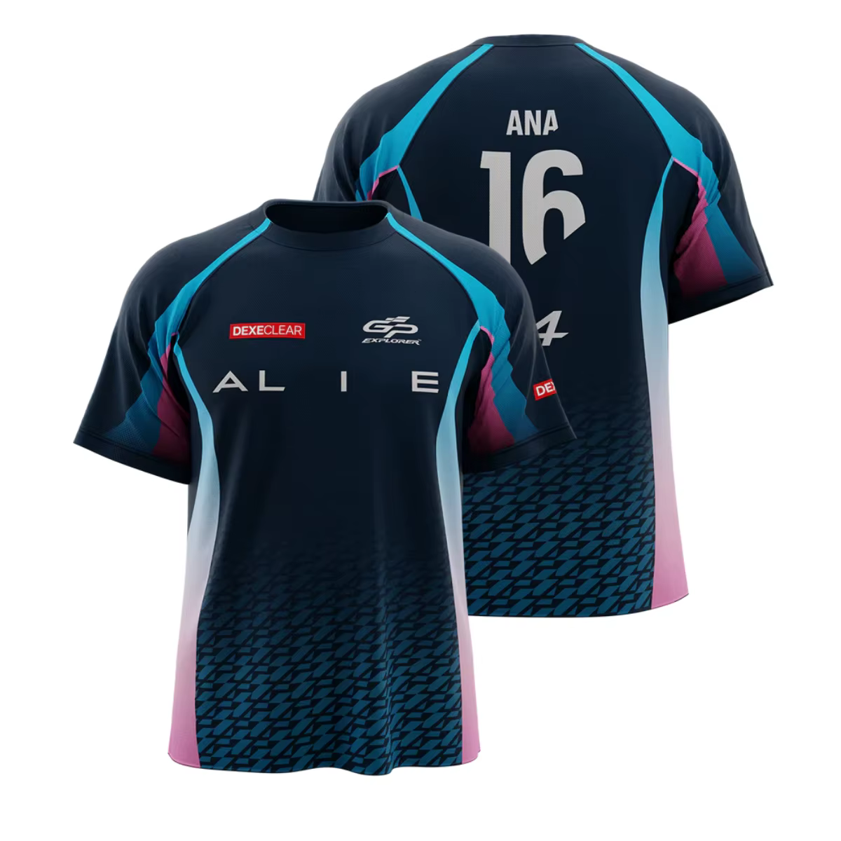 Été impression 3D GP3 EXPLORER Fans uniformes de l'équipe hommes femmes respirant été course col rond manches courtes décontracté T-shirts hauts